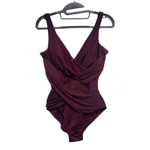 Miraclesuit Other - MIRACLESUIT Illusionist Crossover w/ Mesh Swimsuit One Piece Tummy Control